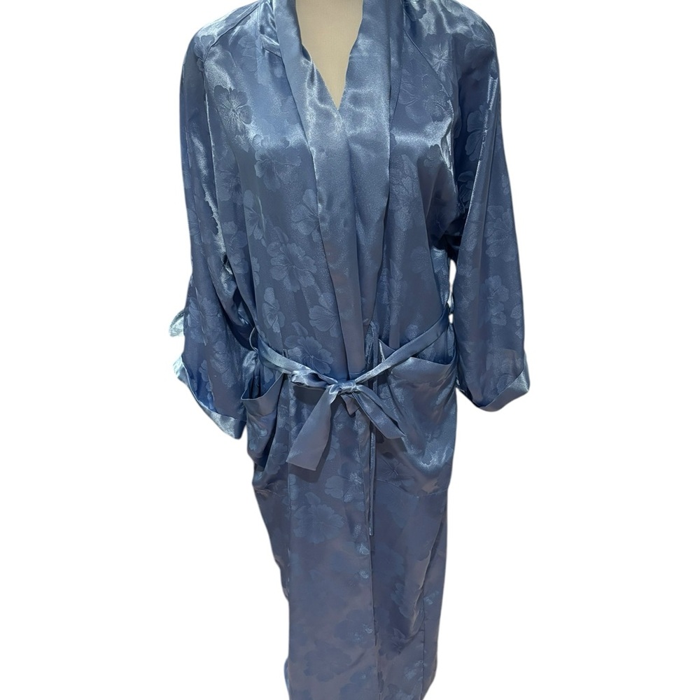 Women’s Victoria’s Secret Vintage‎ Gold Label Blue Robe Size M/L